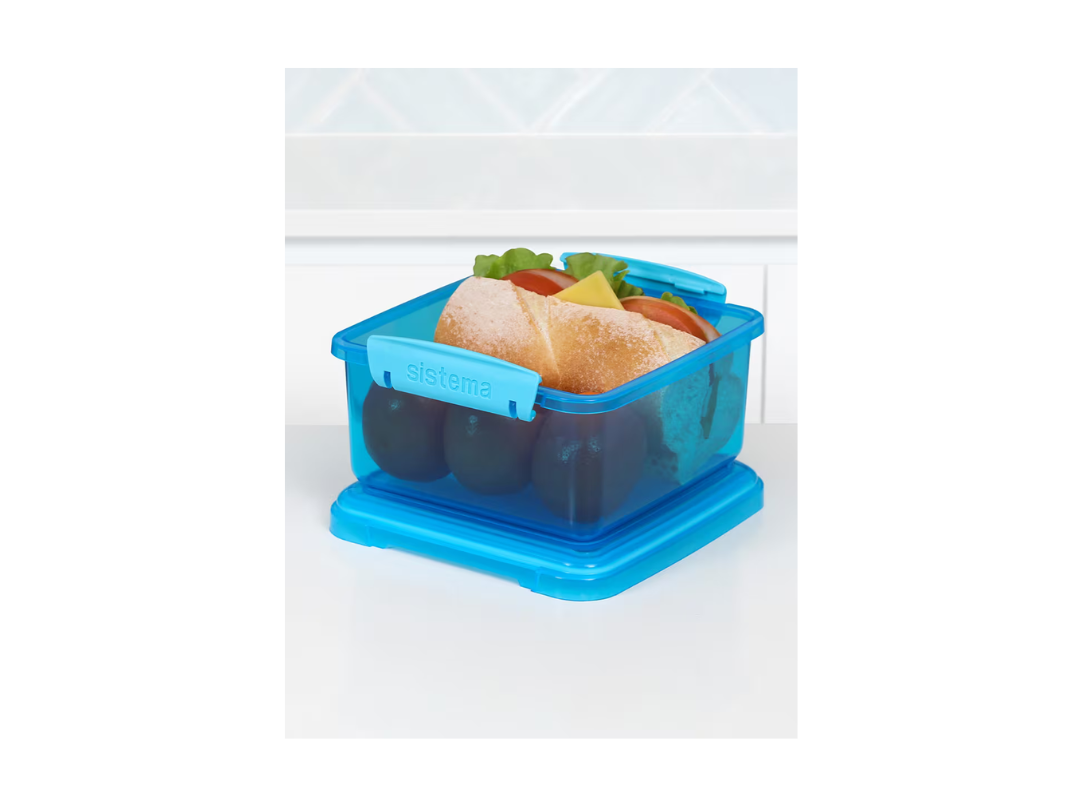 Buy Sistema® 1.2L Lunch Box Blue | Eco Lunch Solution | in Qatar Buy Sistema® 1.2L Lunch Box Blue | Eco Lunch Solution | in Qatar